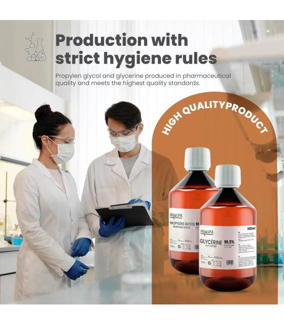 HD LINE 500ml GLYCERIN + 500ml PROPYLENGLYCOL