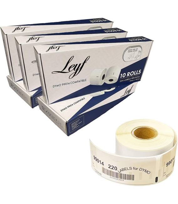 Lot 50 rouleaux etiquettes seiko DYMO 99014 compatibles labels writer roll 54mm X 101mm