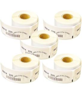 5x rouleau etiquettes seiko DYMO 99014 compatibles labels writer roll 54mm X 101mm