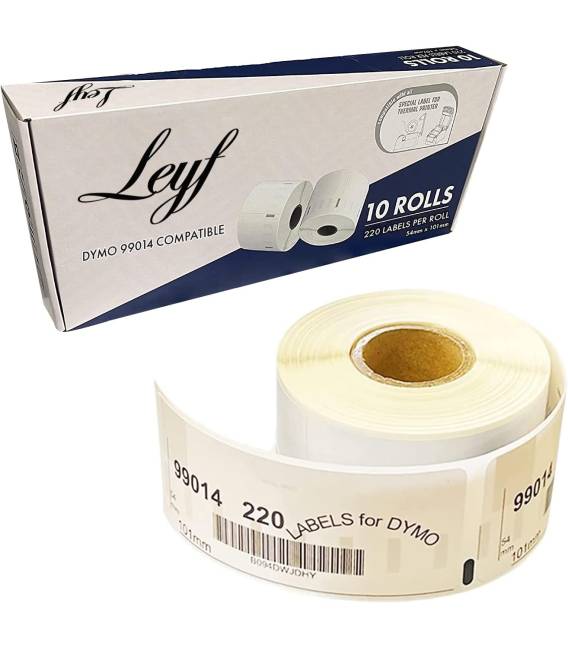 10 Dymo Label rolls seiko DYMO 99014 compatible with labels writer roll 54mm X 101mm