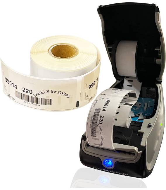 10 Dymo Label rolls seiko DYMO 99014 compatible with labels writer roll 54mm X 101mm