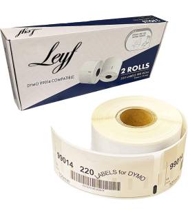 2 label rolls Seiko DYMO 99014 compatible with labels writer roll 54mm X 101mm