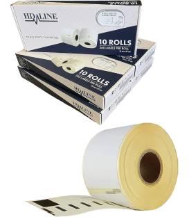 Lot 30 rouleaux etiquettes seiko DYMO 99012 compatibles labels writer roll 36mm X 89mm