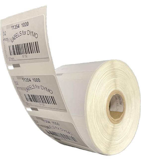 1 rouleau etiquettes seiko DYMO 11354 compatibles labels writer roll 57mm x 32mm