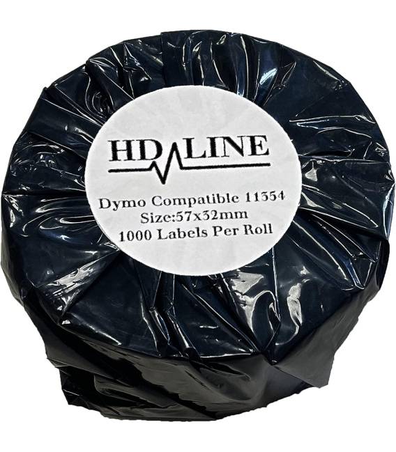2 rolls seiko DYMO 11354 compatible labels writer roll 57mm x 32mm