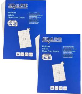 2X a4 étiquettes HD-LINE 40 feuille Autocollant 52,5mm x 29,7mm 100 pcs