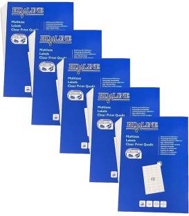 5X a4 étiquettes HD-LINE 40 feuille Autocollant 52,5mm x 29,7mm 100 pcs