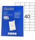 5X a4 étiquettes HD-LINE 40 feuille Autocollant 52,5mm x 29,7mm 100 pcs
