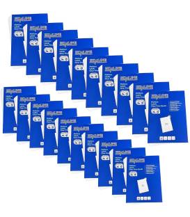 20X a4 24 étiquettes HD-LINE feuilleAutocollant 70mm x 37mm 100 pcs