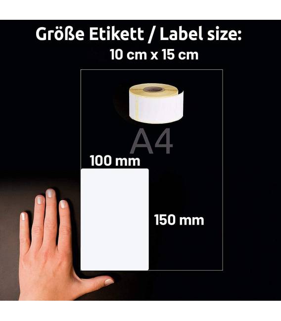 HD-LINE feuille a4 Autocollant 24 étiquettes 70mm x 37mm 100 pcs