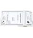 HD-LINE feuille a4 Autocollant 24 étiquettes 70mm x 37mm 100 pcs