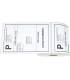 HD-LINE feuille a4 Autocollant 24 étiquettes 70mm x 37mm 100 pcs