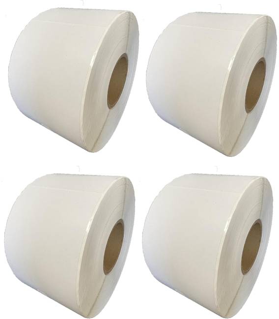 4 X Grand Zebra Etiquette 105mm x 148mm 4600 etiquette