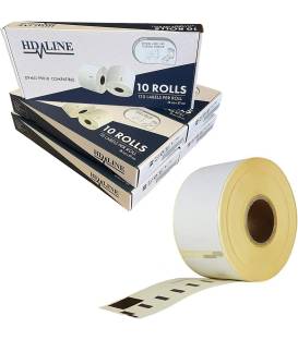 Lot 50 rouleaux etiquettes seiko DYMO 99010 compatibles labels writer roll 28mm X 89mm