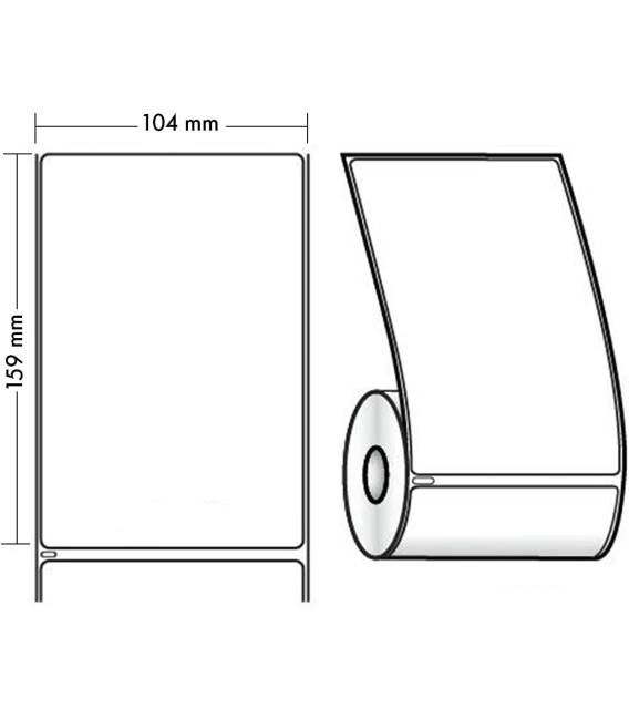 Dymo GRAND LabelWriter Etiquettes 4 XL Rouleau de 220 étiquettes 104 x 159 mm