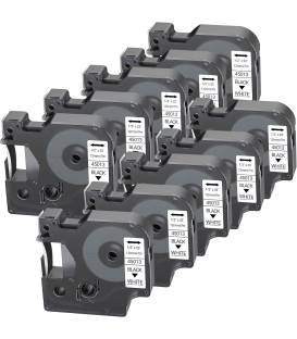 45013 Ruban 10x Dymo Rubans d'étiquettes pour Dymo LabelMan
