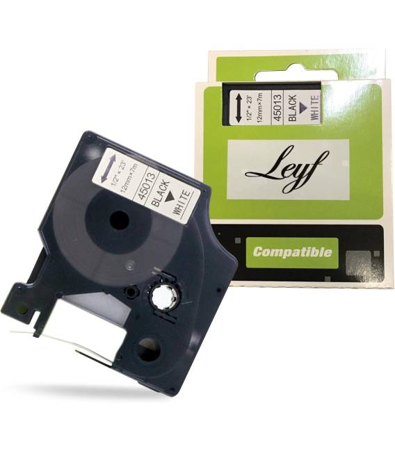 45013 Ruban 10x Dymo Rubans d'étiquettes pour Dymo LabelMan