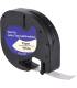 91200 Ruban 1X compatible pour Dymo LetraTag Ruban Plastique 12mm x 4m, Recharge
