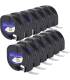 91200 Ruban 12X compatible pour Dymo LetraTag Ruban Plastique 12mm x 4m, Recharge
