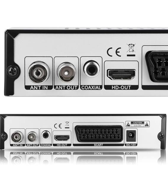 Echosat 2910 S DVB-T/T2 Decodeur Tnt — ✓Full HD [ 1920 x 1080 ] ✓HDMI ✓MPEG-4 ✓AVC ✓MPEG-2 MP ✓1080i ✓1080P Standard ✓ Péritel ✓