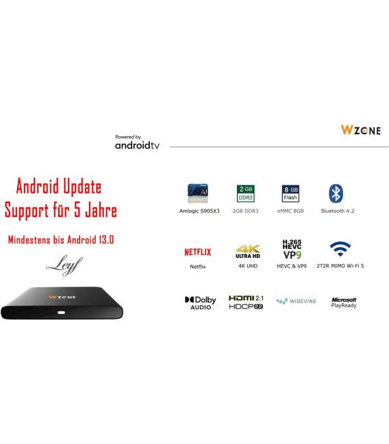 WZONE + CLAVIER OTT BOX ANDROID