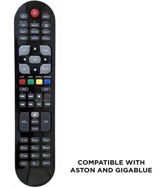 Télécommande 2en1 Aston Gigablue RCU