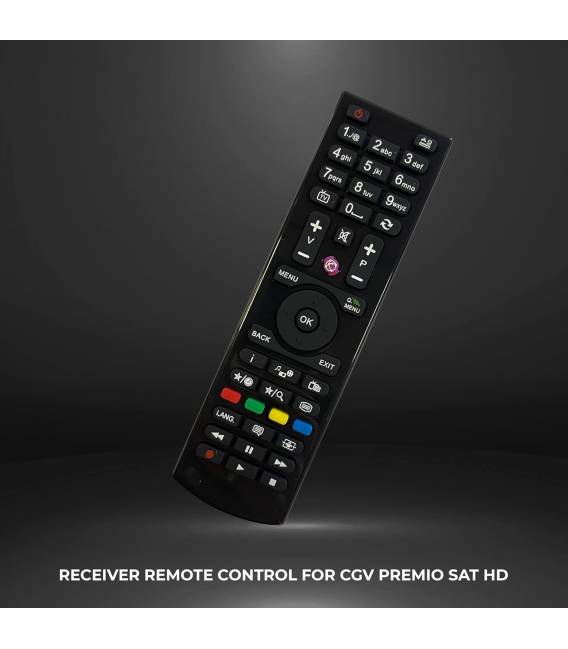 Télécommande pour décodeur CGV Premio SAT HD-W3 / HD-W4 / HD-W5