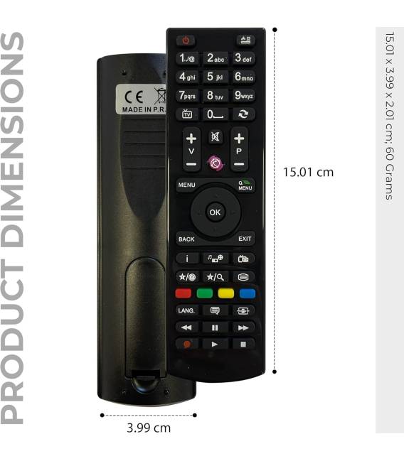 Remote control CGV Premio SAT HD-W3 / HD-W4 / HD-W5