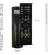 Télécommande pour décodeur CGV Premio SAT HD-W3 / HD-W4 / HD-W5