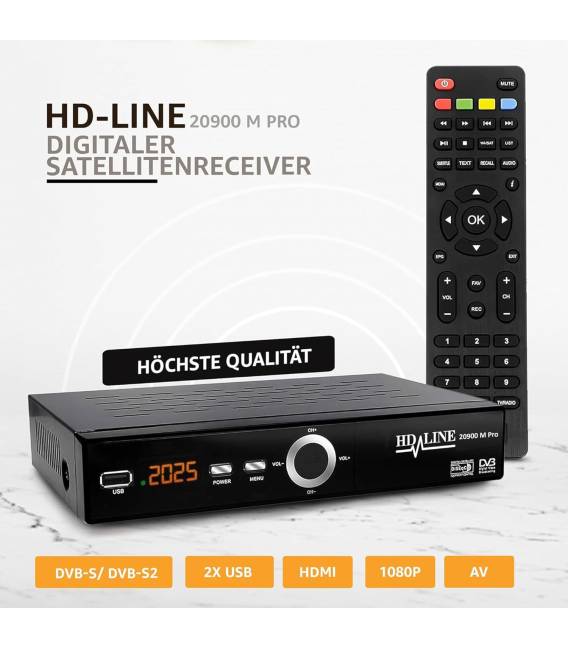 Echosat 20900 M PRO TWIN remote control Digitaler Satelliten Receiver
