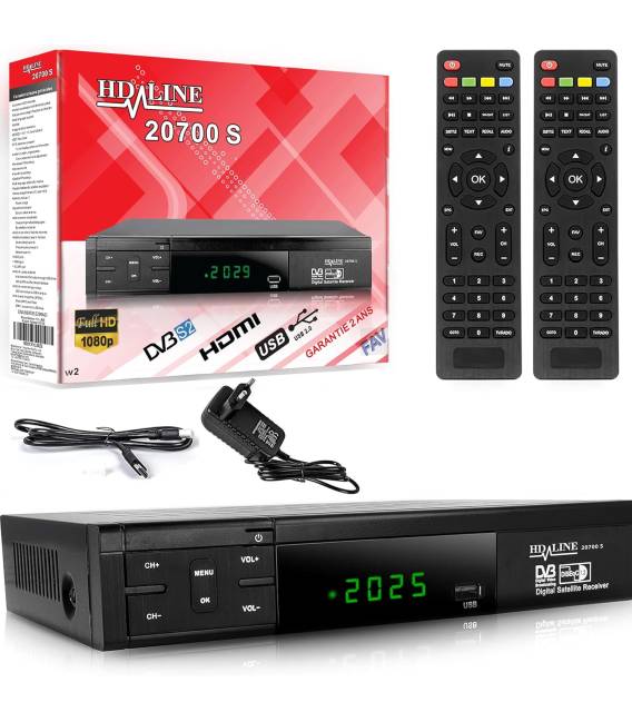 Echosat 20700 HD Démodulateur satellite FTA HD