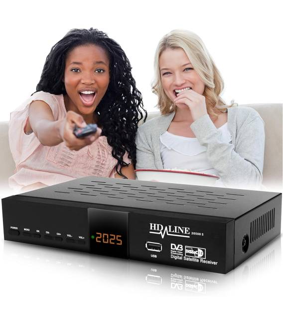 Echosat 20500 HD - Démodulateur satellite chaines HD FTA DVB-S2 HDMI USB