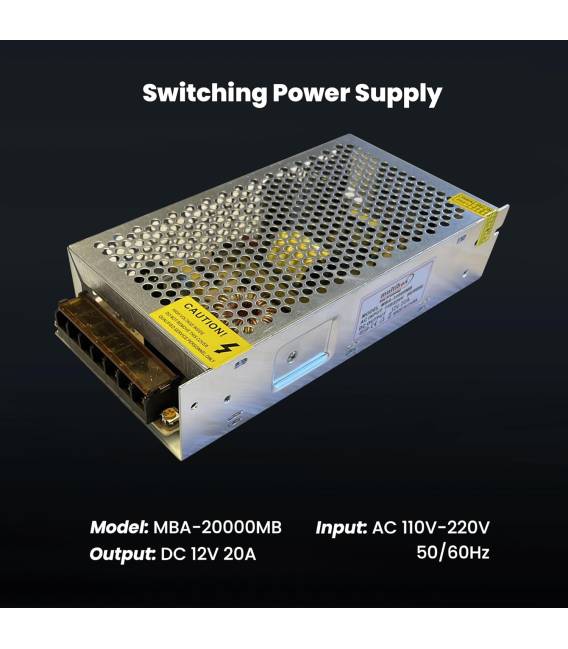 12V 20A adapteur 