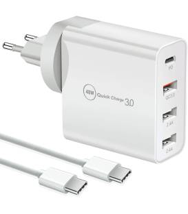 ADAPTEUR 48W 1X TYPC 3X USB