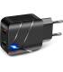  2 USB A 40W NOIR chargeur