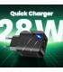 2 USB A 40W NOIR chargeur