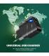  2 USB A 40W NOIR chargeur