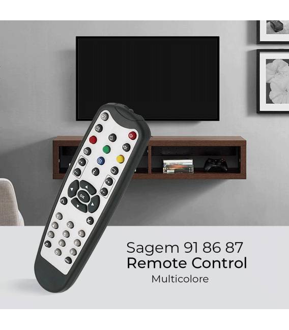 TÉLÉCOMMANDE TNTSAT ET TNT SAGEM ISD91HD / DS86HD / DS87HD.....