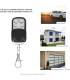 2X telecommande universelle 433 MHZ Porte de Garage / Portail Alarme 4 boutons