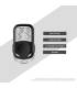2X Universal remote control 433 MHZ 4 buttons