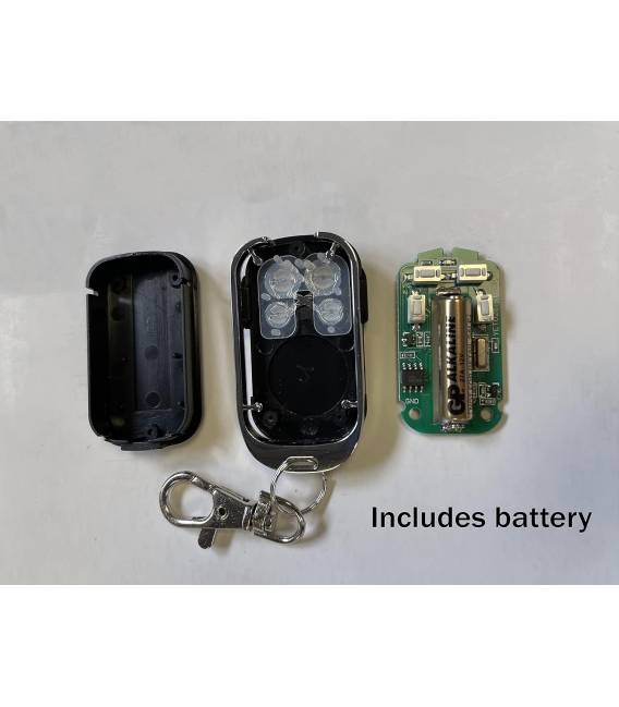 Télécommande universelle 433 MHZ Porte de Garage / Portail Alarme 4 boutons