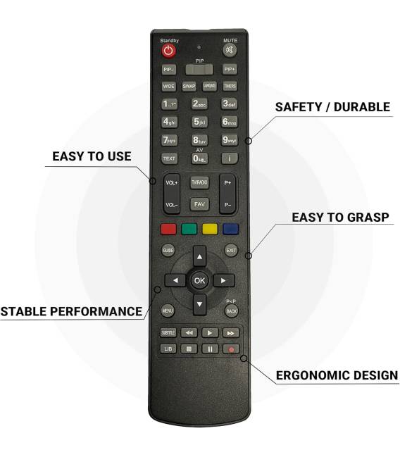Fernbedienung Fransat und Tntsat hd sd / CLAYTON AXIL ENGEL ASTRELL DIGITRONIC IKUSI