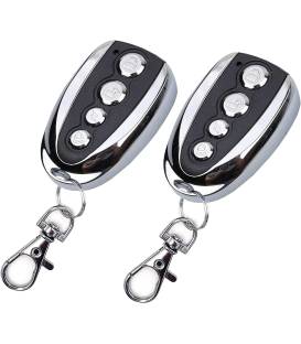 2X SET Ditec, V2 , Nice Flor-s Universal Remote Control 433 MHZ Alarm 4 Buttons