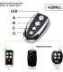 3XDitec, V2 , Nice Flor-s telecommande universelle 433 MHZ Porte de Garage / Portail Alarme 4 boutons