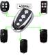3XDitec, V2 , Nice Flor-s telecommande universelle 433 MHZ Porte de Garage / Portail Alarme 4 boutons