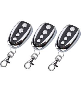 3XDitec, V2 , Nice Flor-s telecommande universelle 433 MHZ Porte de Garage / Portail Alarme 4 boutons