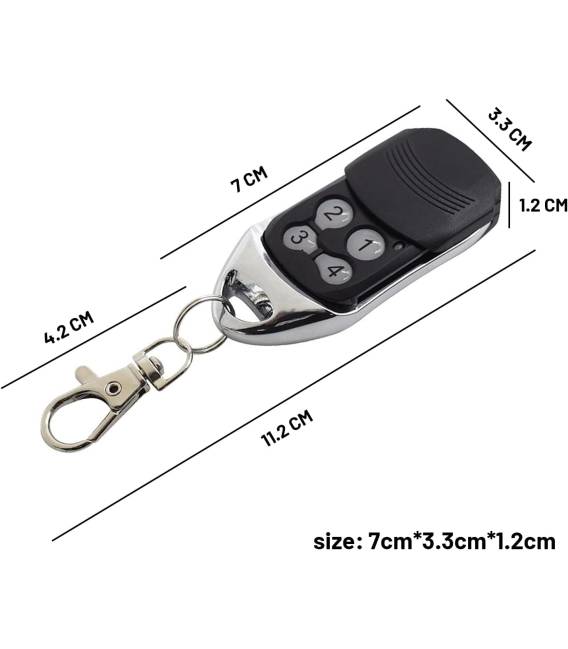 HD-LINE Telecommande Universelle de Portail — Compatible avec Liftmaster ✓4330E ✓4332E ✓4333E ✓4335E — Telecommande Garage Un