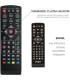 Télécommande universelle 5en1 compatible pour décodeurs TNT Strong Engel Metronic Strom LiveTNT Xoro