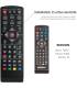 Télécommande universelle 5en1 compatible pour décodeurs TNT Strong Engel Metronic Strom LiveTNT Xoro