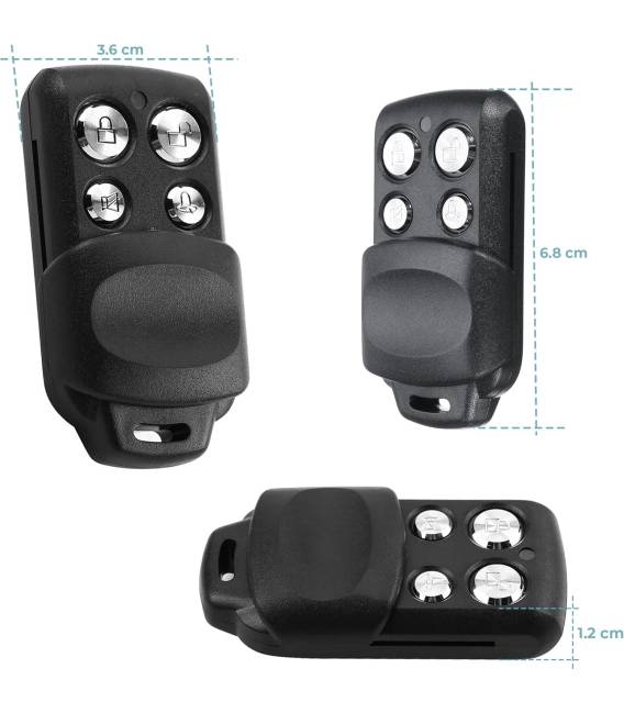 HD-LINE Telecommande Universelle de Portail pour Sommer — Compatible avec Liftmaster ✓84335EML ✓ 84335E ✓ 84333EML ✓ 84333E ✓ 84